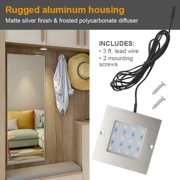 low voltage puck cabinet lighting