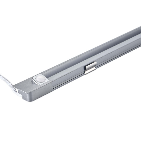 Aluminum LED strip light channel linear kitchen lighting fixture built in motion sensor