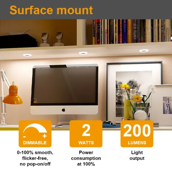 Dimmable puck light