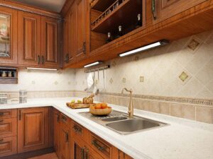 Hardwired kitchen under light
