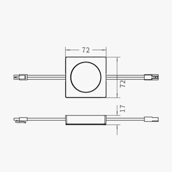 120V led puck light