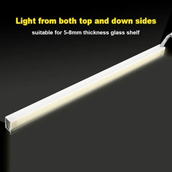 led strip shelf lighting